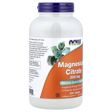 NOW Foods クエン酸マグネシウム 200mg 250錠