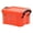 Orange, variant on CEORPER Mini Plastic Box with Locking Lid Stationery Jewelry Sewing Box Classroom Home