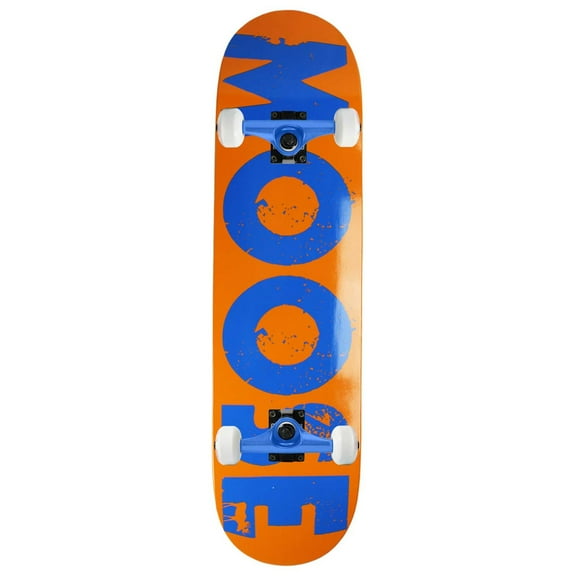 Moose Skateboard Complete Canadian Maple Bold Logo Orange 8.125"