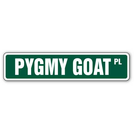 PYGMY GOAT Aluminum Street Sign goats breed pet farm Metal Sign | Indoor/Outdoor |  18