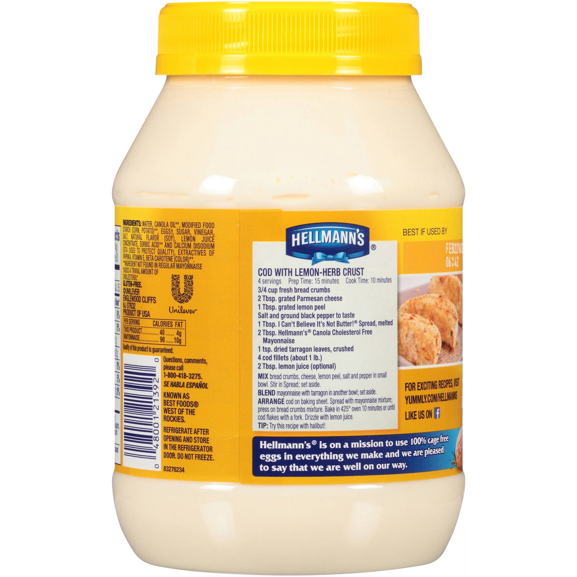 Best Foods Light Mayonnaise Nutrition Best Foods Light Mayonnaise Nutrition