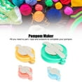 thumbnail image 4 of Pelusa 4 tamaños Pompom Maker plástico DIY pelusa bola tejido costura conjunto de herramientas de tejer ANGGREK Otros, 4 of 8