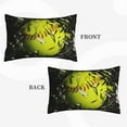thumbnail image 2 of Uemuo Ball Print Throw Pillow Case – Cozy & Soft Cushion Cover, Hypoallergenic Pillow Case for Sleeping, Perfect for Women with Envelope Closure-16"x24", 2 of 6