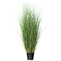Vickerman 36" Artificial Potted Green Curled Grass.