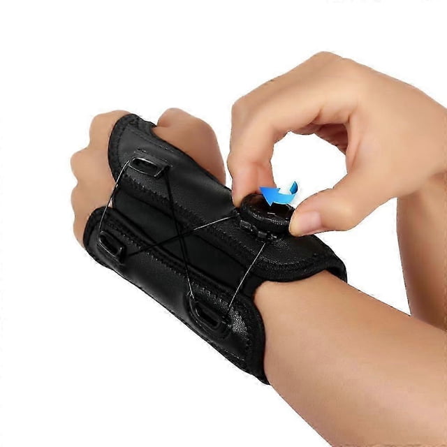 Wrist Brace for Carpal Tunnel, Adjustable Wrist Brace, Closure Knob Hand Brace Night Support for Tendonitis Arthritis Sprains