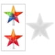 thumbnail image 5 of Estrella de silicona para la parte superior del árbol de Navidad, adorno navideño, manualidades hechas a mano para fiestas Pequeña Estrella Facetada, 5 of 9