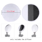 Diffuser,Round On-camera Diffuser Softbox With Speedlite Diffuser Portable Softbox With Color Laojia Ainn Eryue