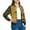 Gold, variant on Girls Sparkle Bomber Jacket Crewneck Long Sleeve Zip Up Colorful Sequin Coats Kids Summer Lightweight Trendy Hip-pop Streetwear