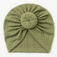 thumbnail image 2 of Huowey Toddler Baby Boys Girls Solid Cap Beaniess Knotted Elastics Turban Hat, 2 of 3