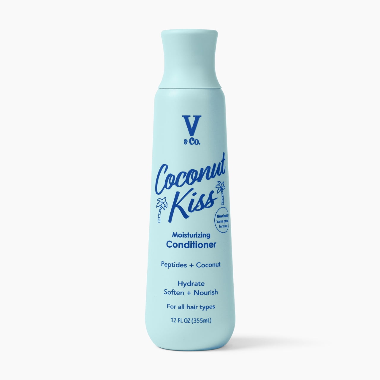 (4 pack) V&Co. Beauty Moisturizing Conditioner 12 fl oz, Squeeze Bottle