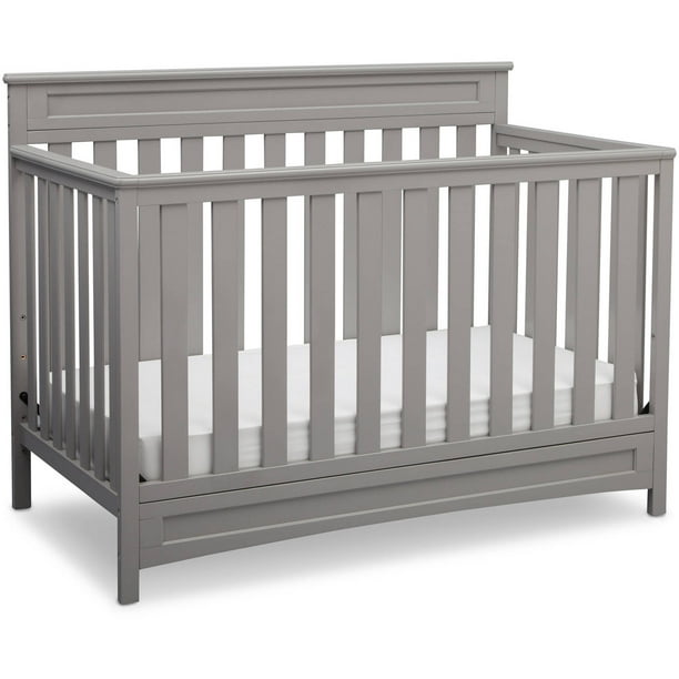 Delta Children Geneva 4-in-1 Convertible Crib Gray ...