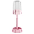 thumbnail image 2 of Toothbrush Holder Quick Drain Dust-proof Height Adjustable Storing Dual-use Student Mouthwash Cup Organizer Daily Use, 2 of 8