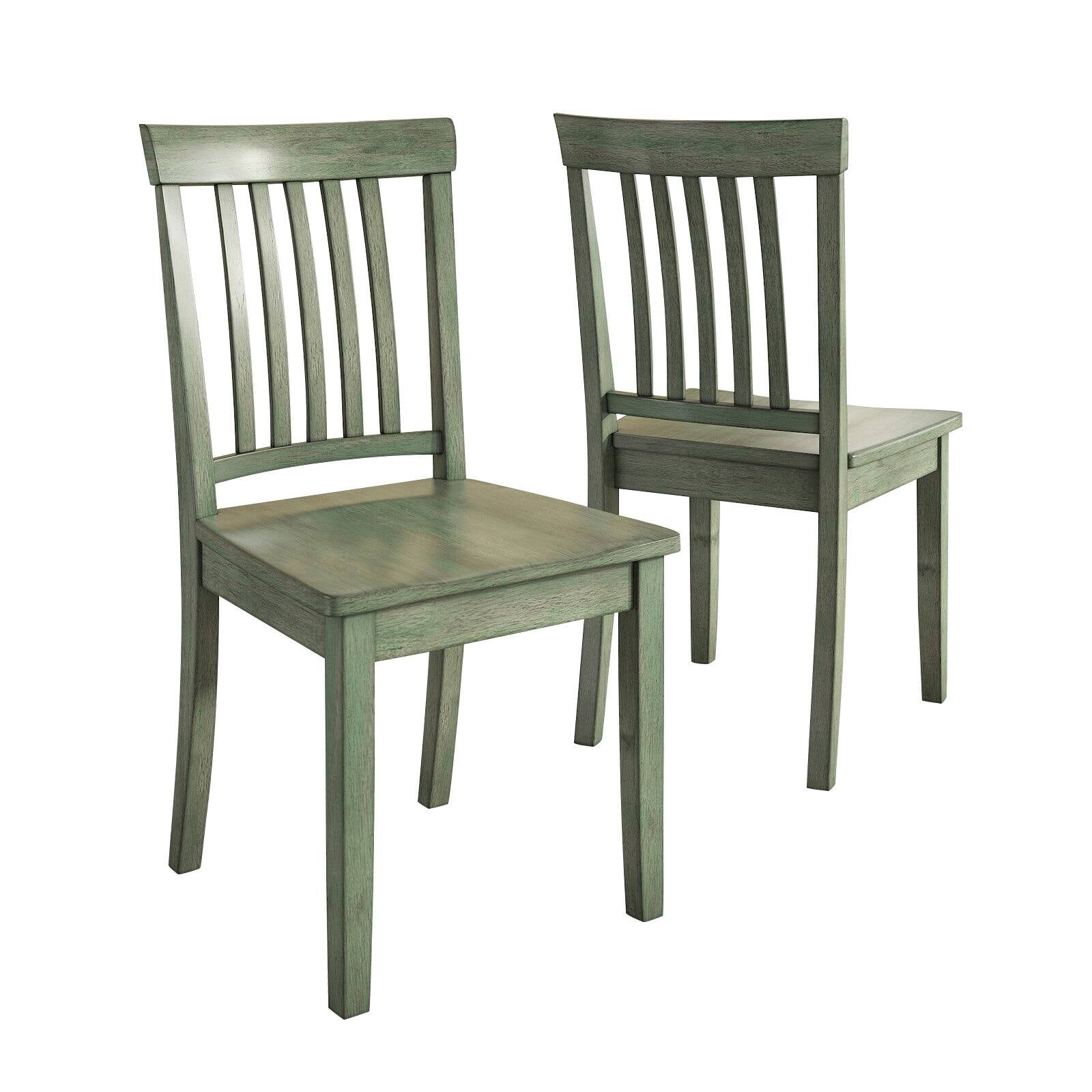 Lexington 6-Piece Dining Set with 60 Dining Table, Bench and 4 Mission Back Chairs, Antique Sage