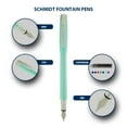 thumbnail image 2 of Schmidt Intrinsic Fountain Pen - Turquoise, 2 of 2