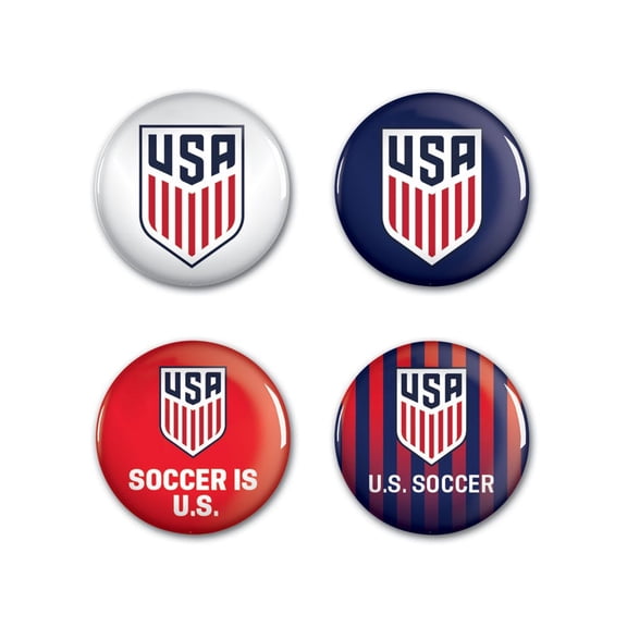 United States Men's National Team 4 Pack 1.25" Buttons