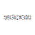 thumbnail image 3 of 1 Carat 7-Stone Diamond Wedding Band Ring in 14K Rose Gold (Ring Size 6.25) (SI1-SI2 Clarity), 3 of 5