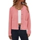 thumbnail image 1 of Suéter PRETTYGARDEN Cardigan de Punto con Botones Rosa Talle L, 1 of 8