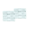 thumbnail image 2 of Superior Aria Turkish Cotton 6-Piece Hand Towel Set, Ultra Soft Heavyweight Towels, Dusty Aqua, 2 of 6