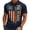 Z16-Navy, variant on 250 Anniversary USA Shirt, Short Sleeves Patriotic Shirts for Men, USA Graphic 4th of July Shirt for Men