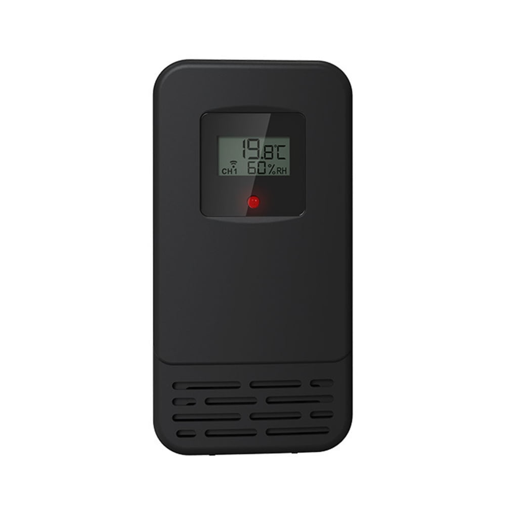 Indoor OutdoorW1re1essTemperature Humidity Sensors Color Display Weather Station