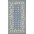 thumbnail image 6 of SAFAVIEH Courtyard Charles Floral Indoor/Outdoor Area Rug, Blue/Ivory, 4' x 5'7", 6 of 7