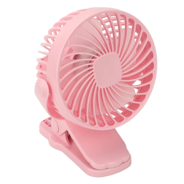 Clip de Rotacia de 360 Grados en el Ventilador, Ventilador Mini de Escritorio Con Batería Recargable de USB para la la Oficina, Dormitorio Con fljo de aire Concentrado,