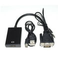 thumbnail image 1 of VGA To Cable Adapter Converter with Audio Cable 1080P Oxygen Free Copper for PC Laptop TV Projector HDTV, 1 of 7
