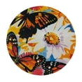 thumbnail image 2 of PIKWEEK  Butterfly Fitted Round Tablecloth with Elastic Edge Waterproof Table Cover Butterfly Table Cloths Modern Tables Decoration for Dining Table,Picnic,Party, 2 of 7