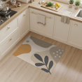 thumbnail image 2 of ODIKA 3'x5' Earthy Tones Abstract Artistic Expression Washable Area Rug Contemporary Minimalist Design with Nature Motifs Non-Slip, Flatweave, Easy Care for Hallway, Laundry Room, 2 of 7