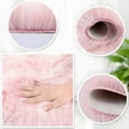 thumbnail image 2 of Mucky Cat Fluffy Heart Shaped Valentine's Day Area Rug & Door Mat , Machine Washable, Non Slip Carpet Mats for Bedroom, Living Room - Home Decor Rugs,Pink,16"X20", 2 of 6