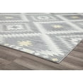 thumbnail image 4 of Soleil BR30F Kilim Gray Tribal Moroccan gray Area Rug, 8'9"x12', 4 of 9