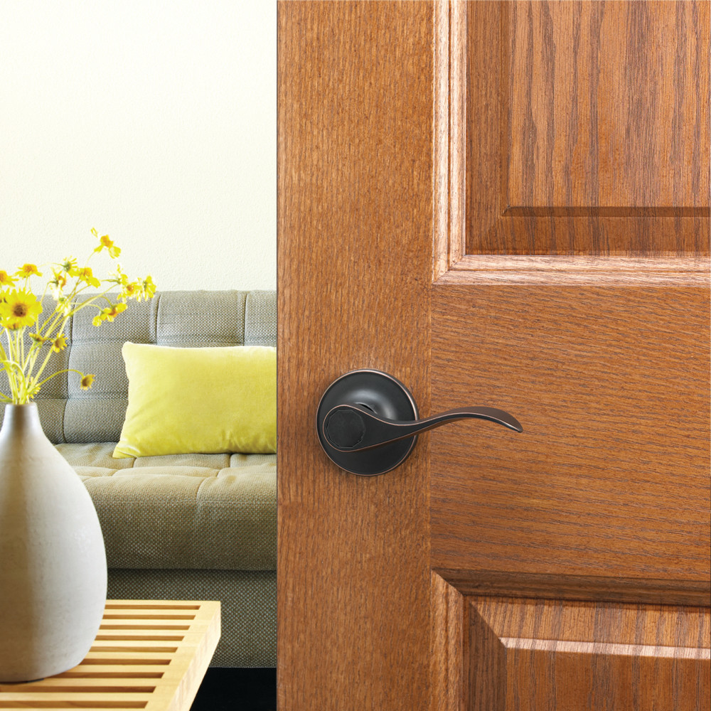 Design House 742569 Pro Springdale Hall and Closet Door Lever, Oil Rubbed Bronze - image 3 of 9