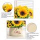 thumbnail image 3 of Girasoles artificiales, flores artificiales, plantas verdes, plantas en macetas, sala de estar, comedor, decoración de escritorio, 3 of 5