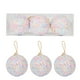 thumbnail image 2 of Adornos navideños, regalos navideños, 3 piezas de adornos navideños, adornos para árboles de 3,14 pulgadas, bombillas navideñas, adornos para adornos de árbol de Navidad, falda de árbol, decoración pa, 2 of 6