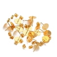 thumbnail image 1 of kurtrusly Earring Stud Base Multi Handmade Personality Ear Pins Setting Lady Decorations Daily Jewelry Making Tool Wedding Beach Gold 10mm 1Set, 1 of 6