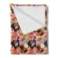 thumbnail image 2 of Floral Soft Flannel Fleece Throw Blanket, Colorful Summer Gardening Theme with Composition of Different Species of Flowers, Cozy Plush for Indoor and Outdoor Use, 60" x 80", Multicolor, by Ambesonne, 2 of 5