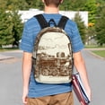 thumbnail image 4 of Easygdp Train Mochila Ligera de 15 Pulgadas para Estudiantes, Mochila Cómoda para la Escuela y Viajes, Correas Ajustables, 4 of 6