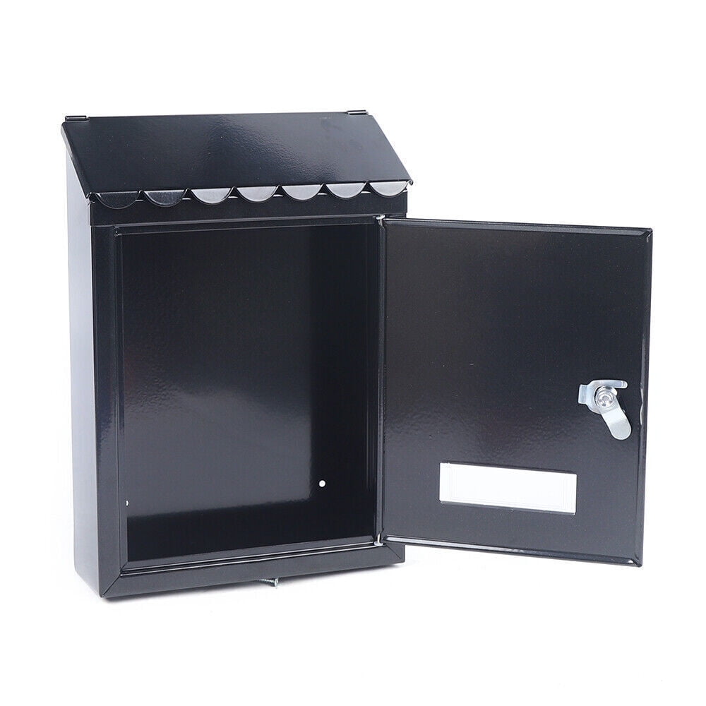Modern Outdoor Waterproof Extra Large Drop Box Wall Mounted Mailbox with 2 keys