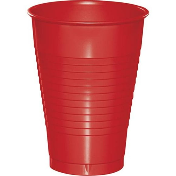 Hoffmaster Group 28103181 Gobelets en Plastique de 16 oz, Rouge Classique - 20 par Caisse - Caisse de 12