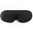 thumbnail image 1 of Funda para ojos 3D para dormir, alivia el estrés, relaja y a prueba de luz con correa ajustable, suave funda para ojos para dormir negra, 1 of 10