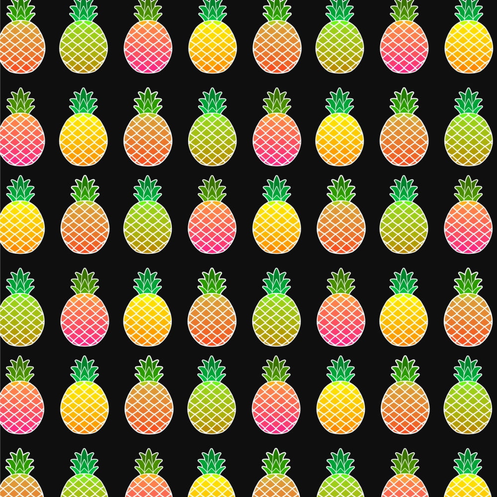 Colorful Pineapples Pattern Premium Roll Gift Wrap Wrapping Paper