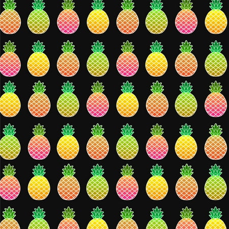 Colorful Pineapples Pattern Premium Roll Gift Wrap Wrapping Paper