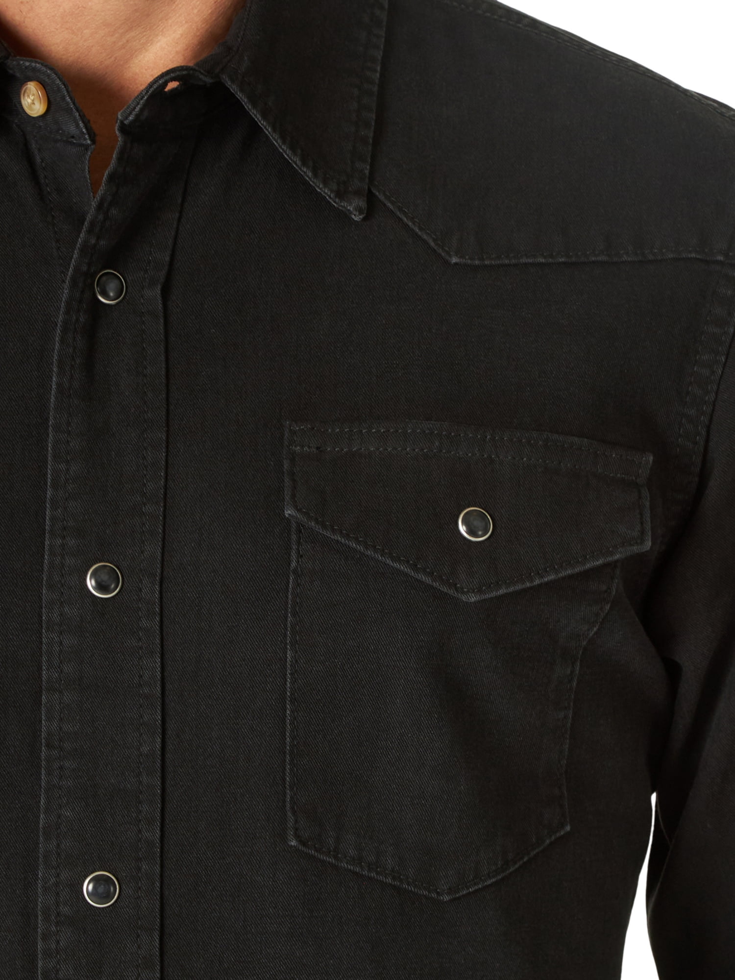 Wrangler Men's Premium Slim Fit Denim Shirt