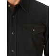 thumbnail image 3 of Wrangler Men's Premium Slim Fit Denim Shirt, 3 of 3