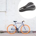 thumbnail image 4 of Cojín para asiento de bicicleta para hombre, repuesto cómodo para bicicleta, asiento de ciclismo suave y grueso Gris negro kusrkot Cubierta de asiento de bicicleta, 4 of 7