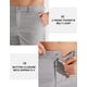 thumbnail image 3 of Pantalones de golf Libin Work 34 para hombre, secado rápido, gris claro, 36 de ancho x 34 de largo, 3 of 7