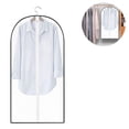 thumbnail image 2 of Clear Plastic Garment Bag - 6 Pieces (60x100cm) - Long-Term Suit Protection - Style 2, 2 of 5