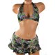 thumbnail image 1 of ABS Floral Swim Tankini de 2 piezas para mujer, multicolor, pequeño ABS Tankini, 1 of 1