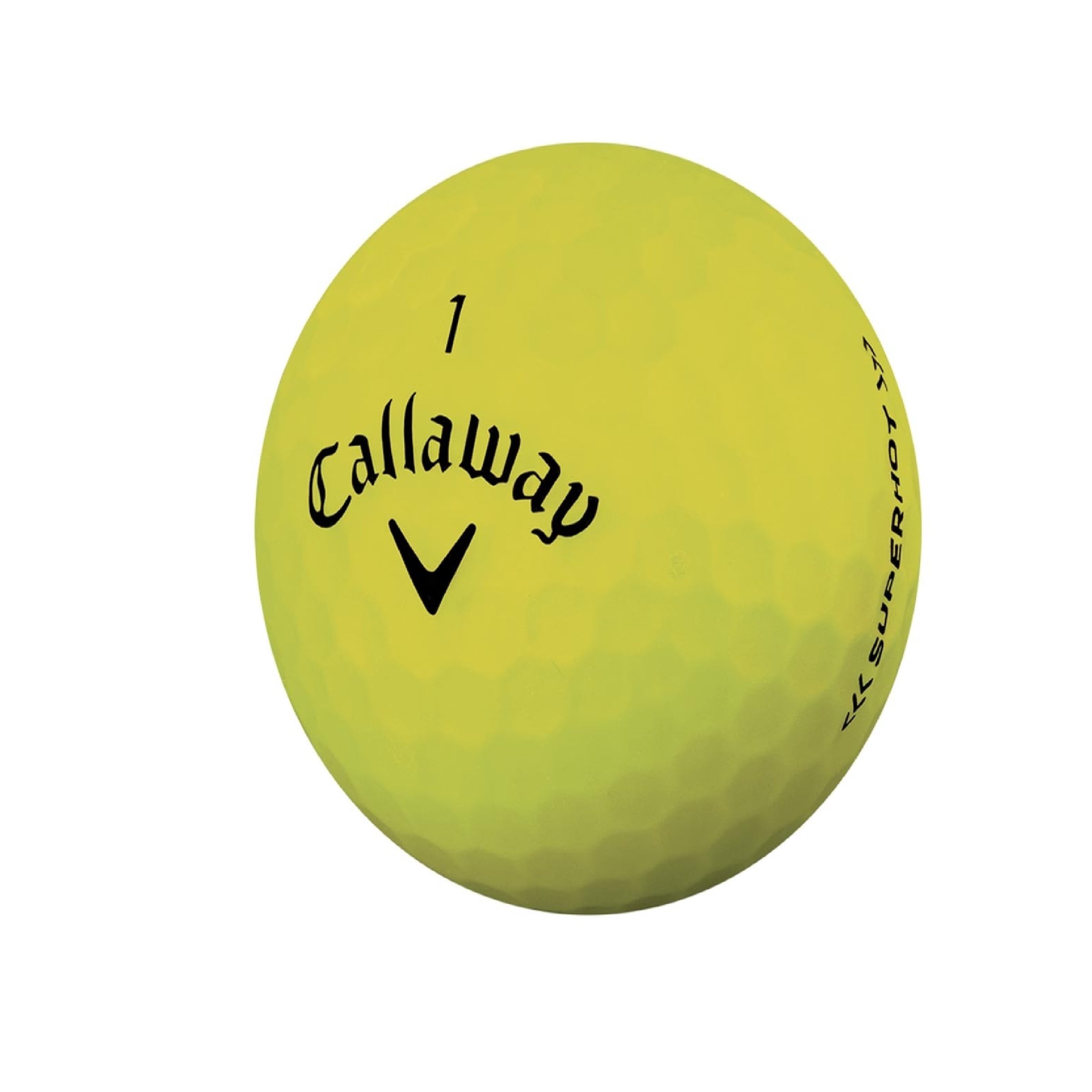 Callaway Superhot Golf Balls, Matte Yellow, 15 Pack