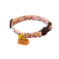 thumbnail image 1 of Halloween Cartoon Pet Collar For Cats And Dogs With Bell Buckle Adjustable Necklace Decorations Pumpkin Pattern Festive Atmosphere Comfortable And F, 1 of 9